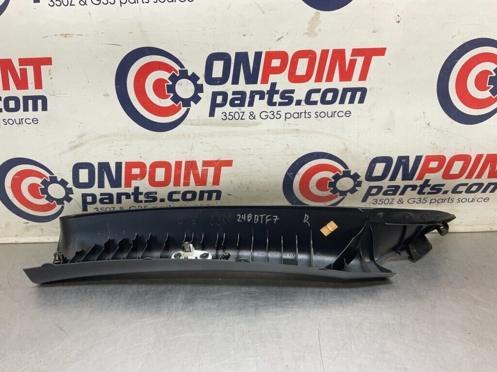 2008 Nissan Z33 350Z Passenger Right Interior A-Pillar Trim 76911 OEM 24BBTF7 - On Point Parts Inc