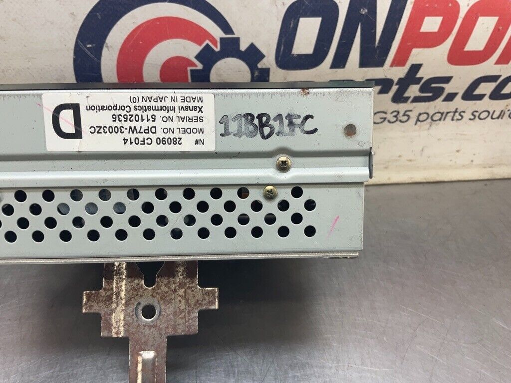 2006 Nissan Z33 350Z Radio Navigation Display Screen 28090 OEM 11BB1FC - On Point Parts Inc