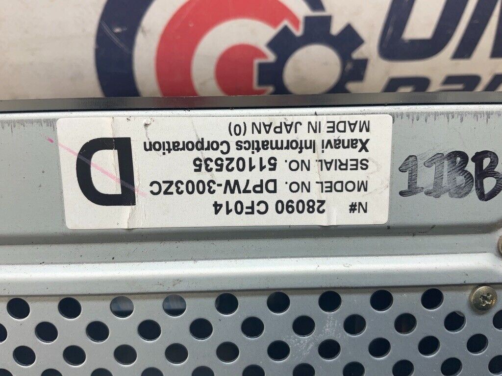 2006 Nissan Z33 350Z Radio Navigation Display Screen 28090 OEM 11BB1FC - On Point Parts Inc