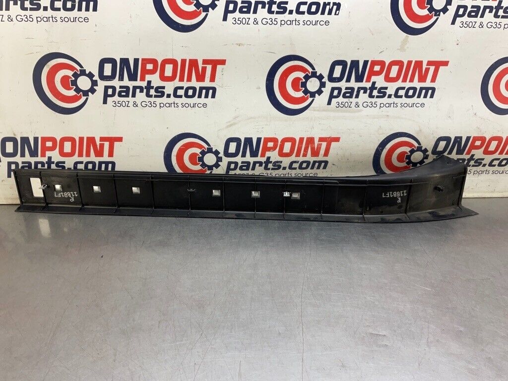 2006 Nissan Z33 350Z Passenger Right Door Threshold Kick Plate Trim OEM 11BB1F7 - On Point Parts Inc