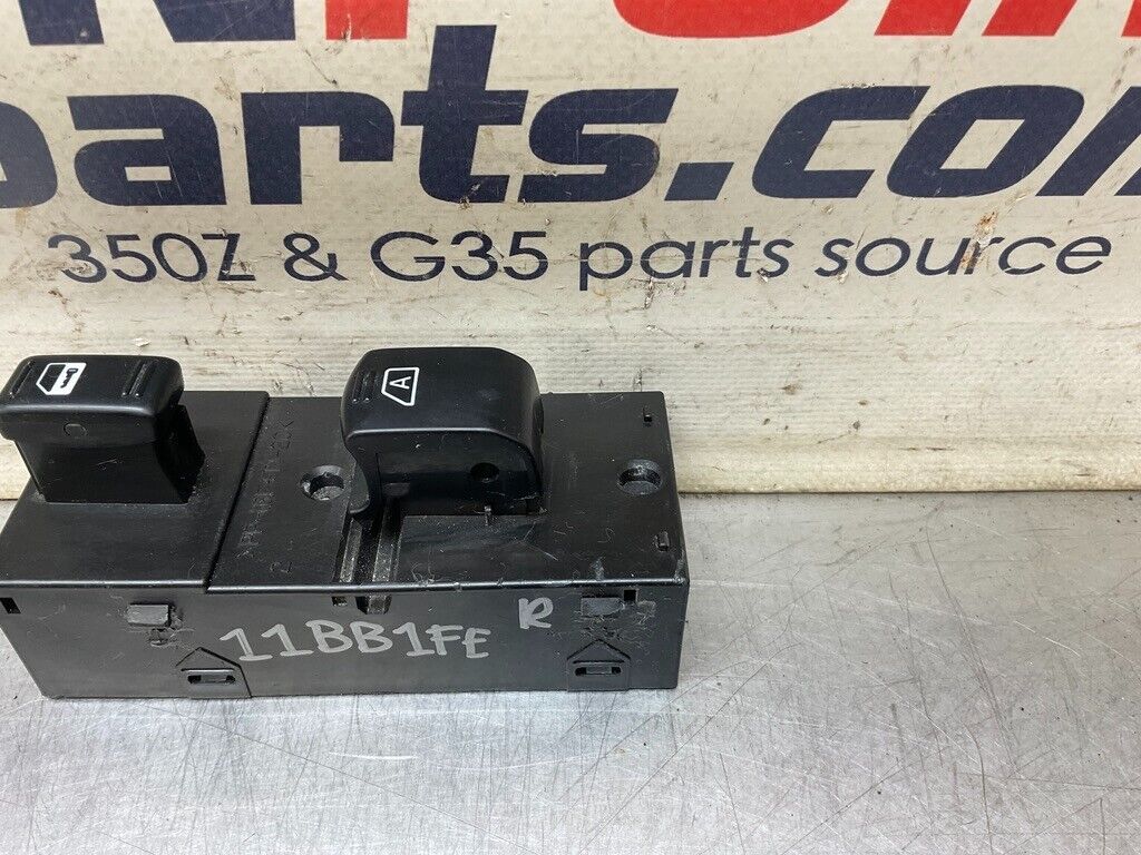 2006 Nissan Z33 350Z Passenger Right Door Lock Window Switch OEM 11BB1FE - On Point Parts Inc