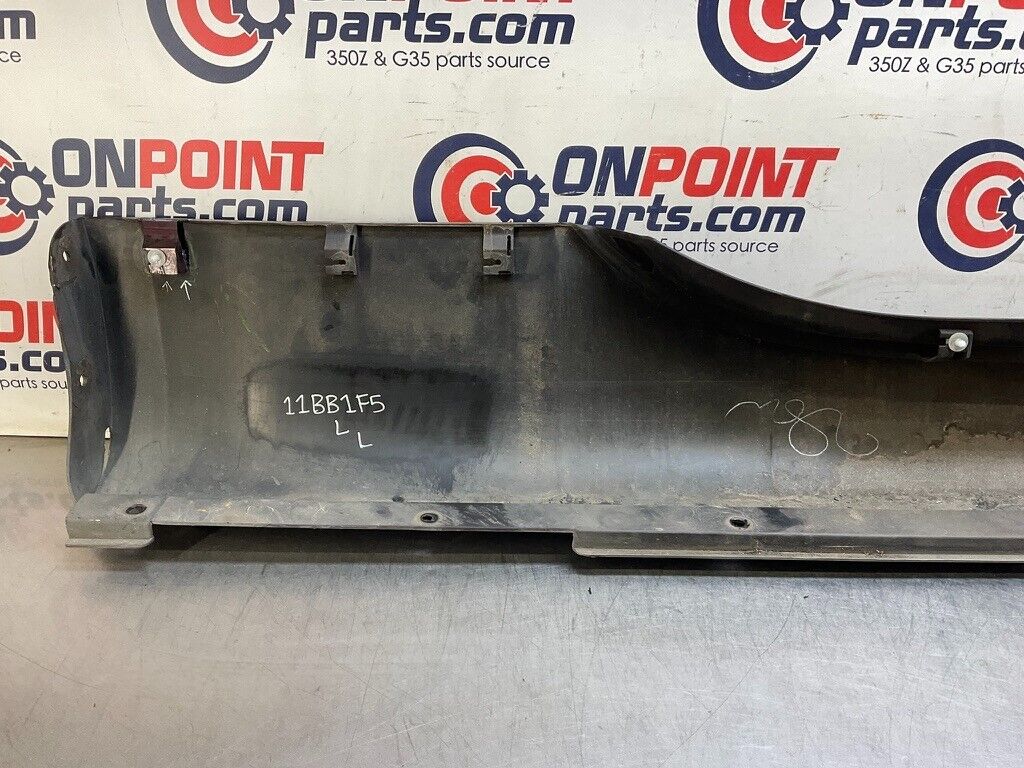 2006 Nissan Z33 350Z Driver Left Rocker Panel Side Skirt OEM 11BB1F5 - On Point Parts Inc