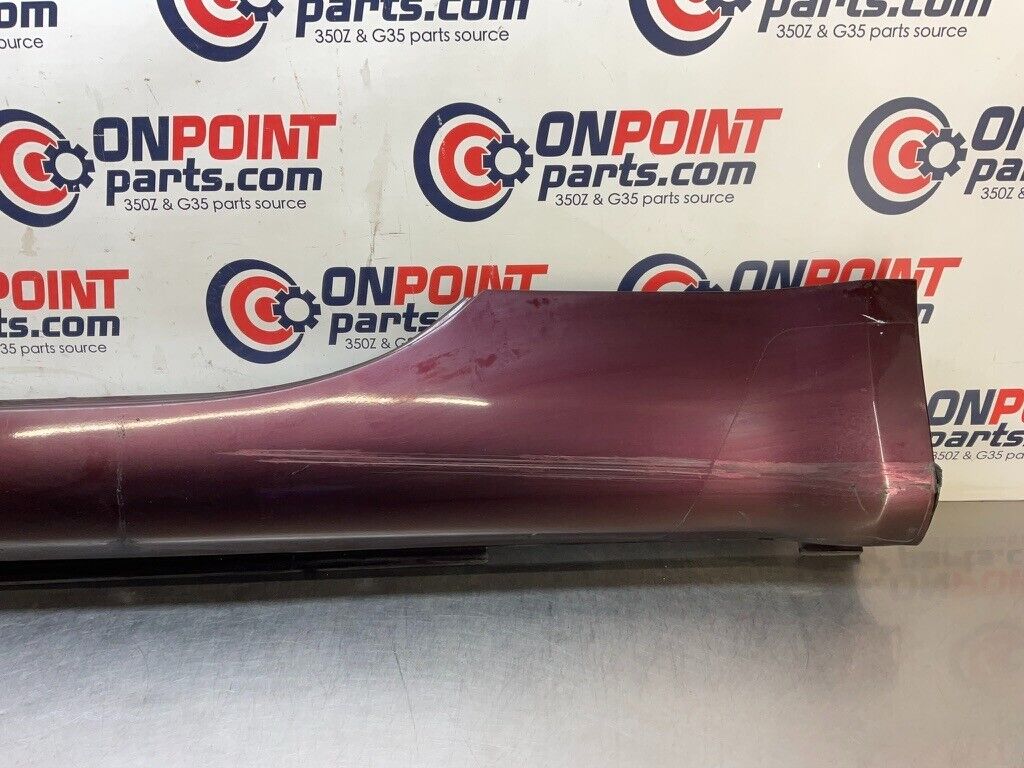 2006 Nissan Z33 350Z Driver Left Rocker Panel Side Skirt OEM 11BB1F5 - On Point Parts Inc