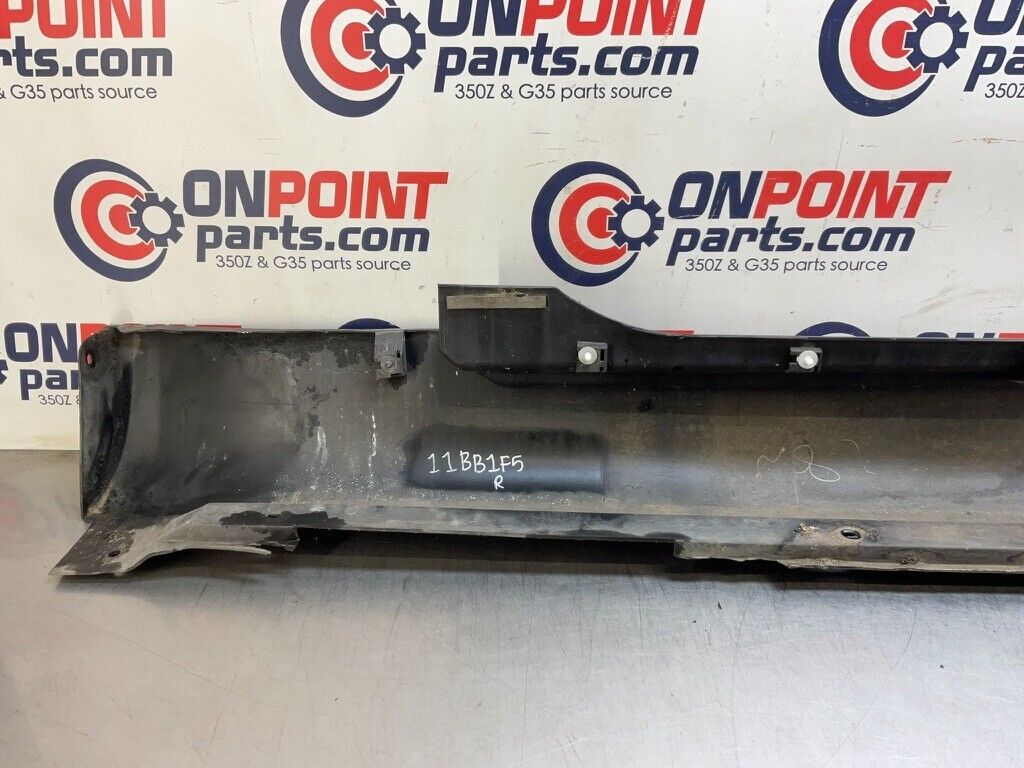 2006 Nissan Z33 350Z Passenger Right Rocker Panel Side Skirt OEM 11BB1F5 - On Point Parts Inc