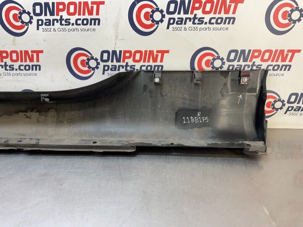 2006 Nissan Z33 350Z Passenger Right Rocker Panel Side Skirt OEM 11BB1F5 - On Point Parts Inc