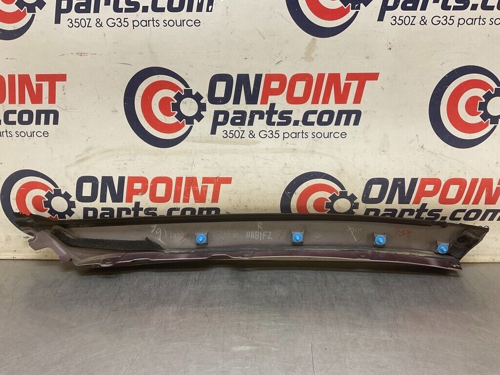 2006 Nissan Z33 350Z Passenger Convertible Exterior A-Pillar 76836 OEM 11BB1F2 - On Point Parts Inc