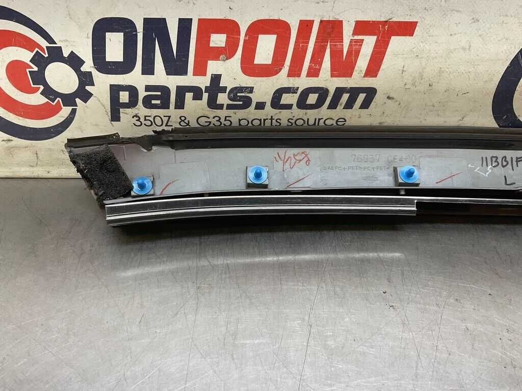 2006 Nissan Z33 350Z Convertible Driver Exterior A-Pillar Trim 76837 OEM 11BB1F2 - On Point Parts Inc