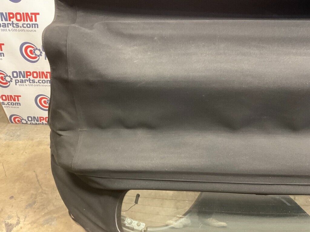 2006 Nissan Z33 350Z Convertible Soft Top with Fifth Bow Motor OEM 11BB1F9 - On Point Parts Inc