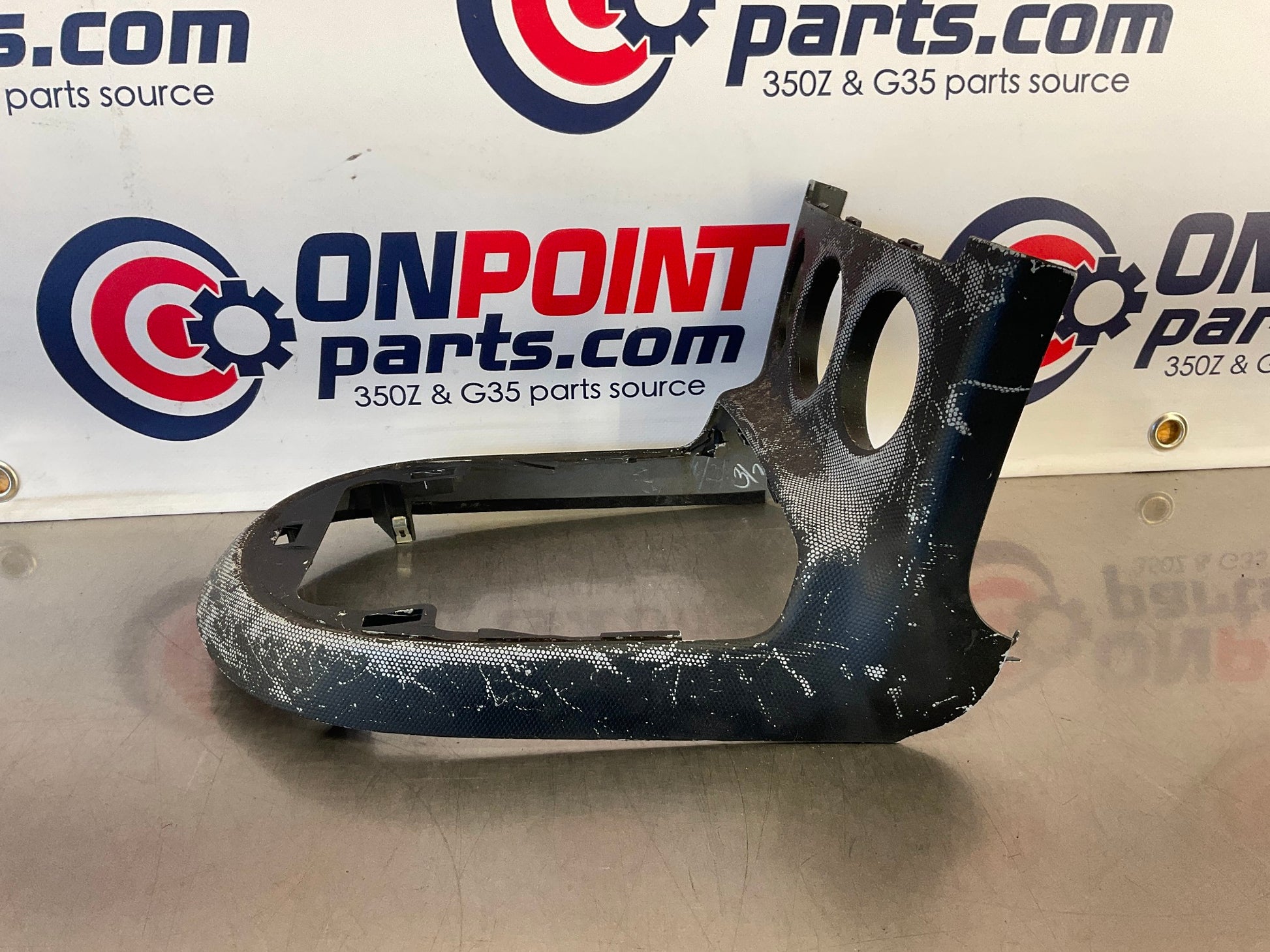 2008 Nissan 350Z Automatic Gear Shifter Bezel Trim OEM 23BJMDC - On Point Parts Inc