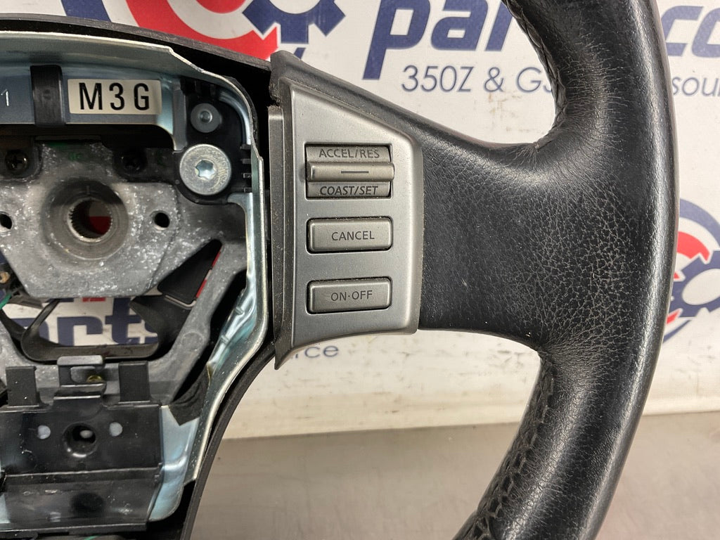 2005 Infiniti G35 Complete Leather Steering Wheel with Switches OEM 24BFFEC - On Point Parts Inc