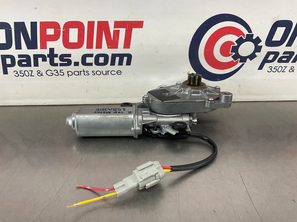 2006 Nissan 350Z Convertible Soft Top Passenger Right Lift Motor OEM 15BAJDE - On Point Parts Inc