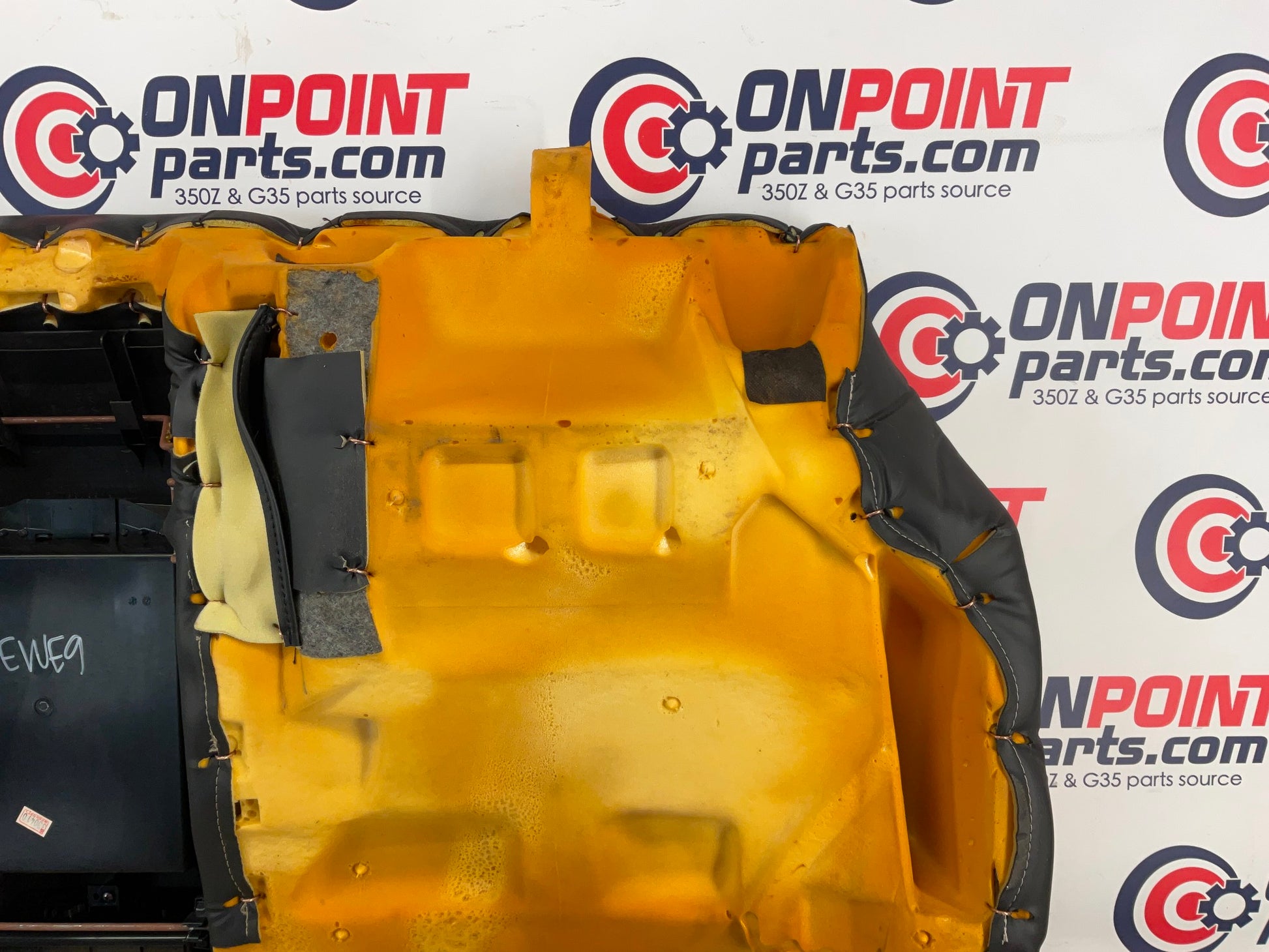 2003 Infiniti G35 Rear Lower Leather Seat Cushion with Cup Holders OEM 13BEWE9 - On Point Parts Inc