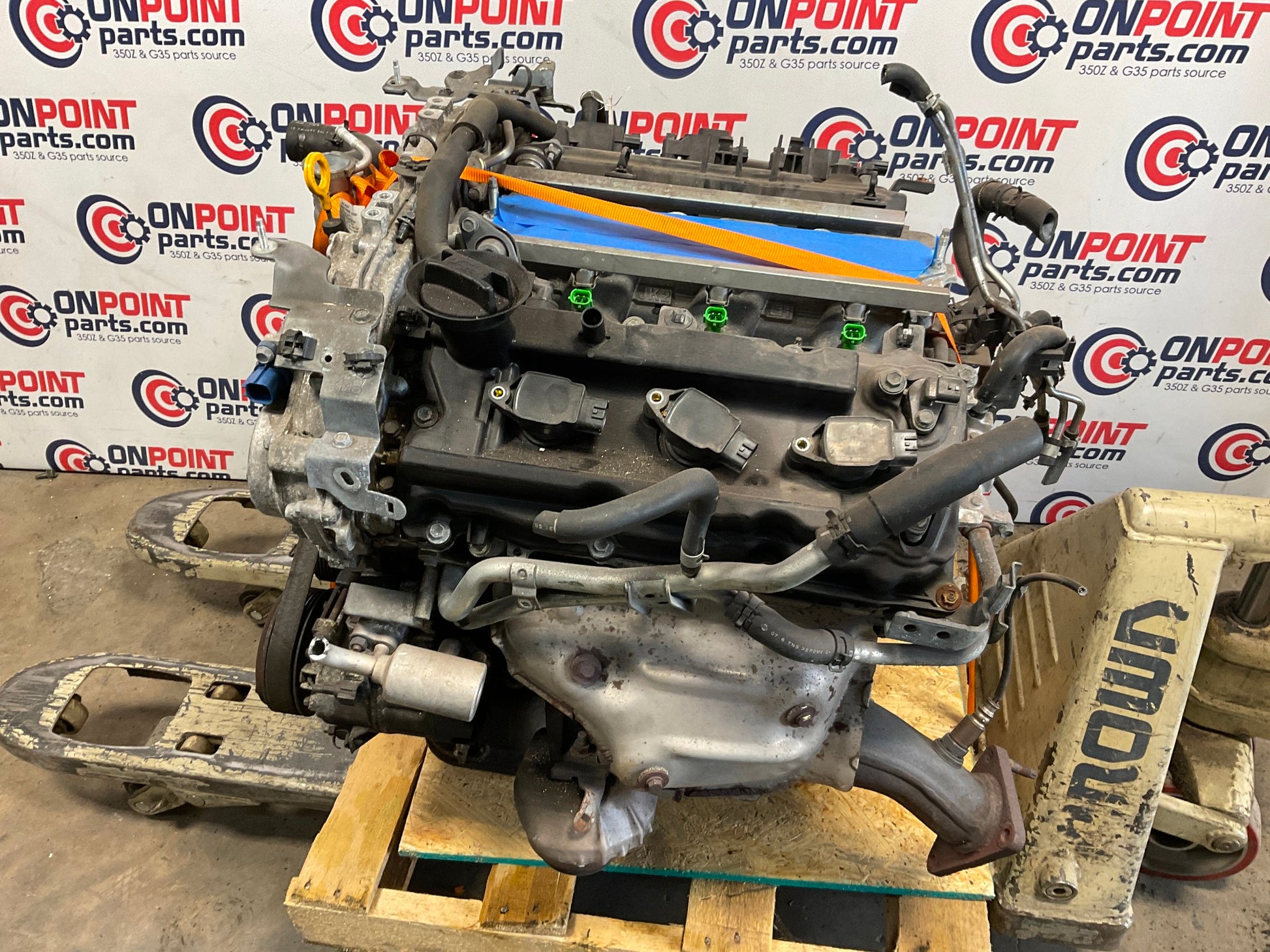 2007 Nissan 350Z V6 VQ35HR Manual Engine 123k OEM 21BBPD0 - On Point Parts Inc