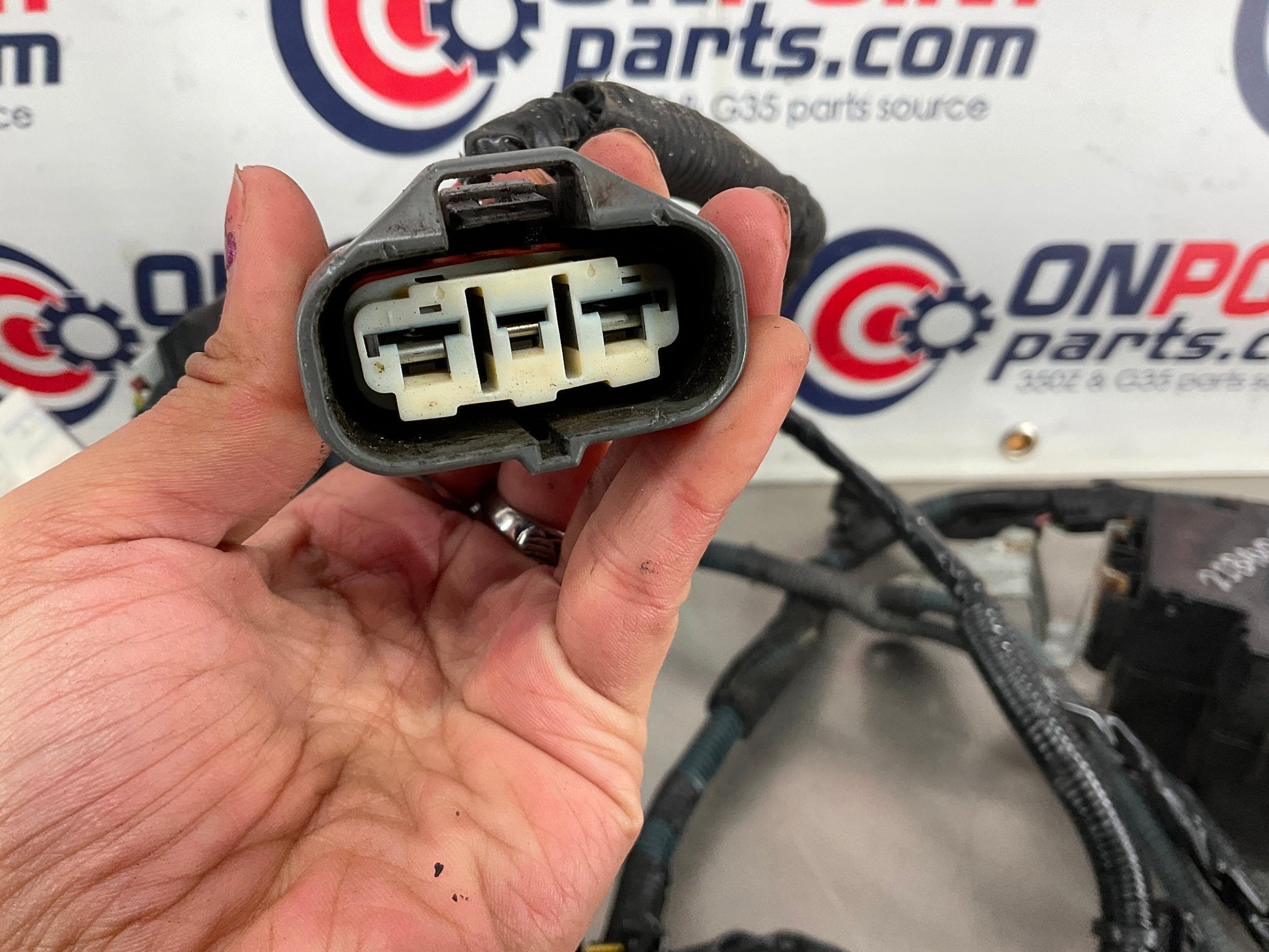 2008 Infiniti G37 VQ37VHR Engine Room Bay Wiring Harness Manual OEM 21BAXDG - On Point Parts Inc