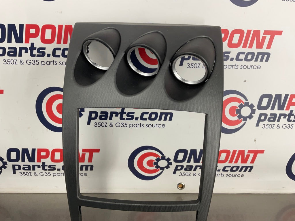2003 Nissan 350Z Center Dash Instrument Bezel Cover Trim 68260 OEM 24BL7D7 - On Point Parts Inc