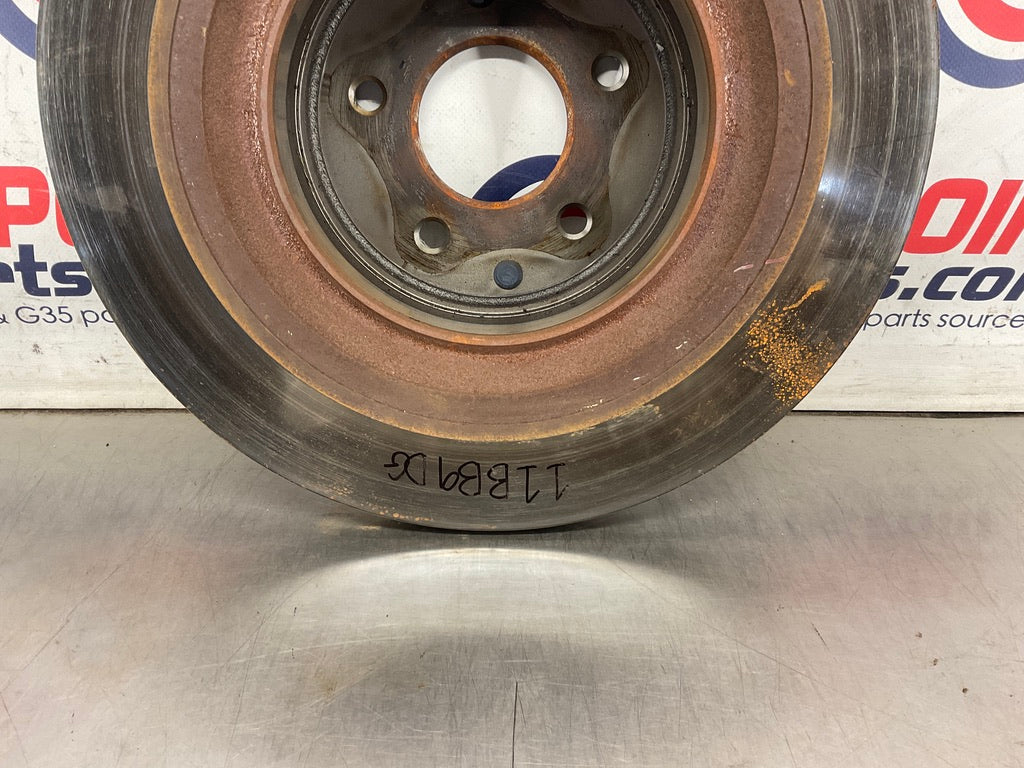 2016 Nissan 370Z Rear Akebono Brake Rotors  OEM 11BB9DG - On Point Parts Inc