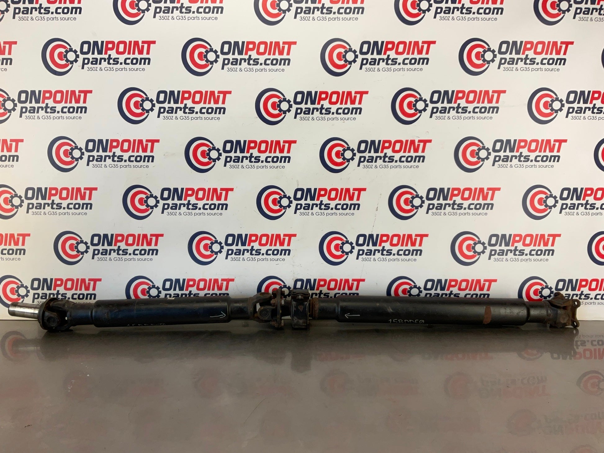 2003 Infiniti G35 Sedan 2 Piece RWD Rear Wheel Drive Shaft Manual OEM 15BDDE0 - On Point Parts Inc