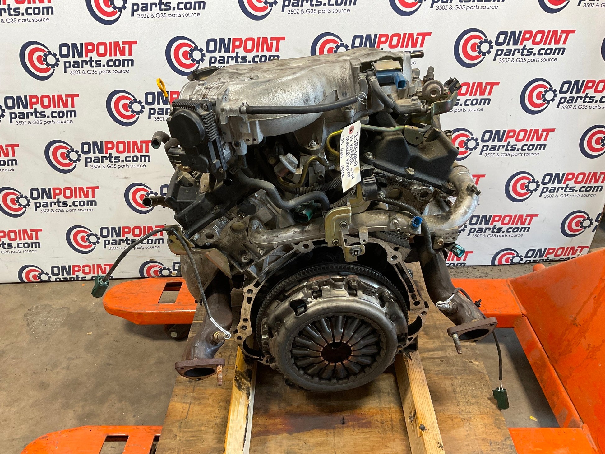 2003 Infiniti G35 V6 VQ35DE 6 Speed Engine Manual 158k OEM 13BEWE0 - On Point Parts Inc