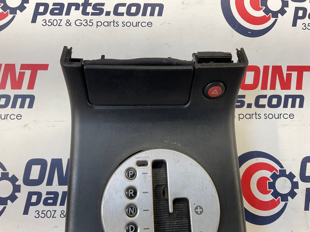2003 Infiniti G35 Automatic Gear Shifter Bezel Trim Cup Holders OEM 22BDRDE7 - On Point Parts Inc