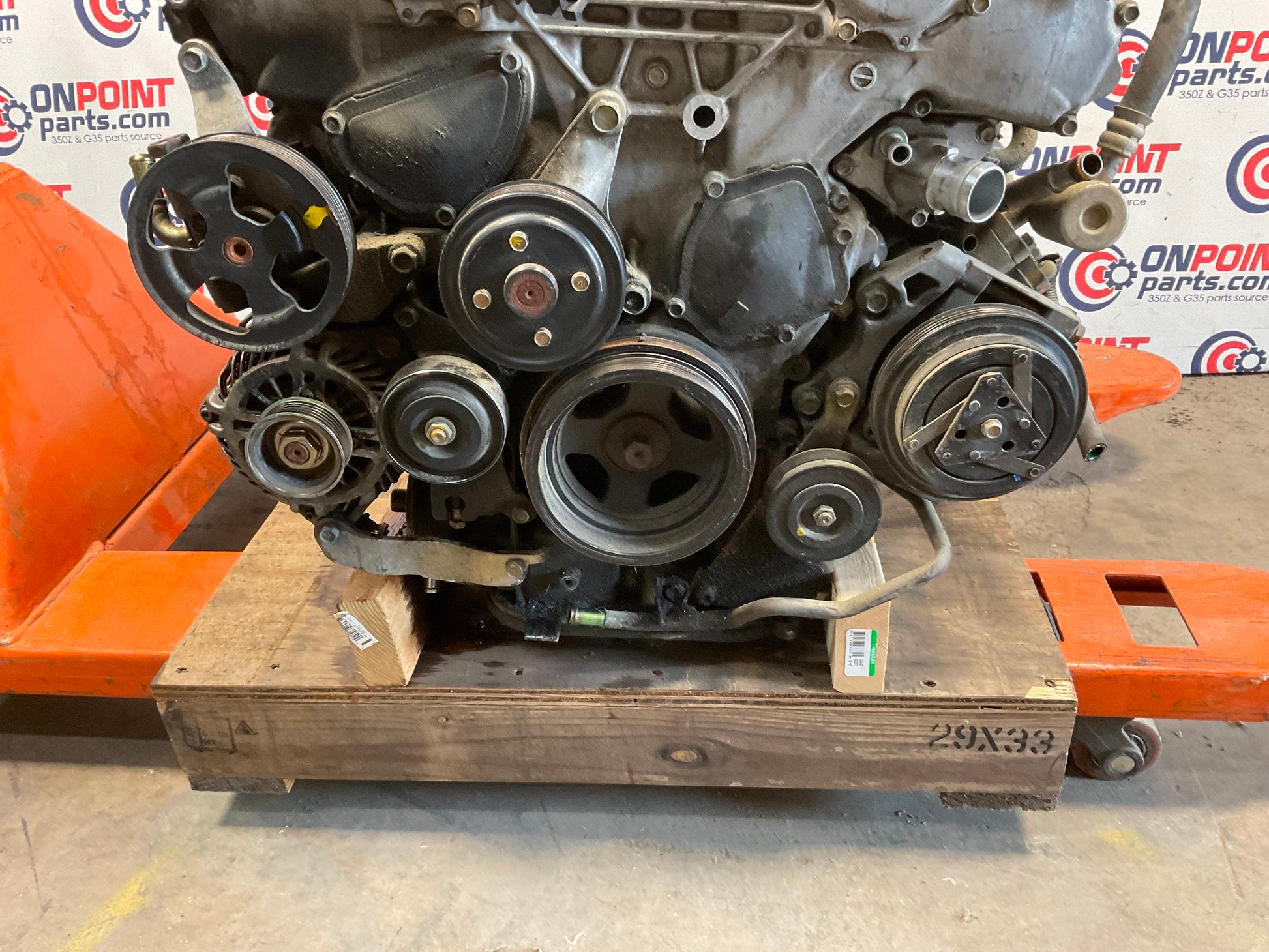 2003 Infiniti G35 V6 VQ35DE 6 Speed Engine Manual 158k OEM 13BEWE0 - On Point Parts Inc