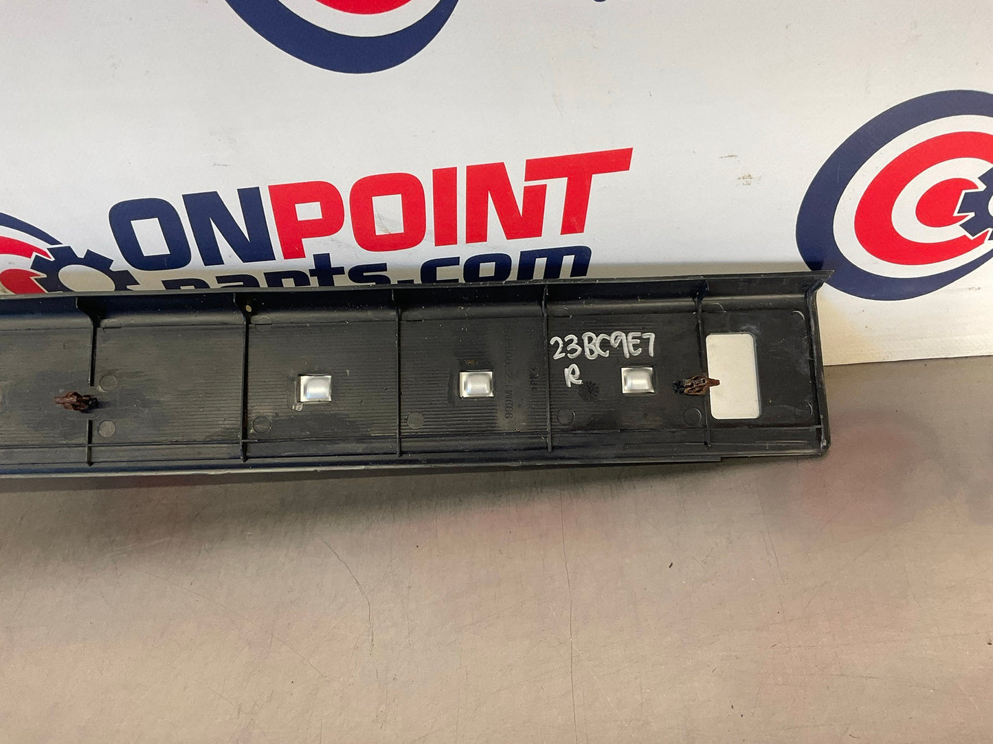 2006 Nissan 350Z Passenger Right Door Threshold Kick Plate Trim OEM 23BC9E7 - On Point Parts Inc