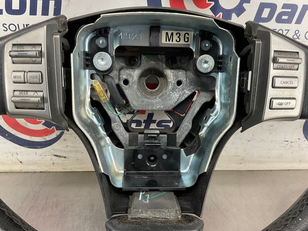 2005 Infiniti G35 Complete Leather Steering Wheel with Switches OEM 24BFFEC - On Point Parts Inc