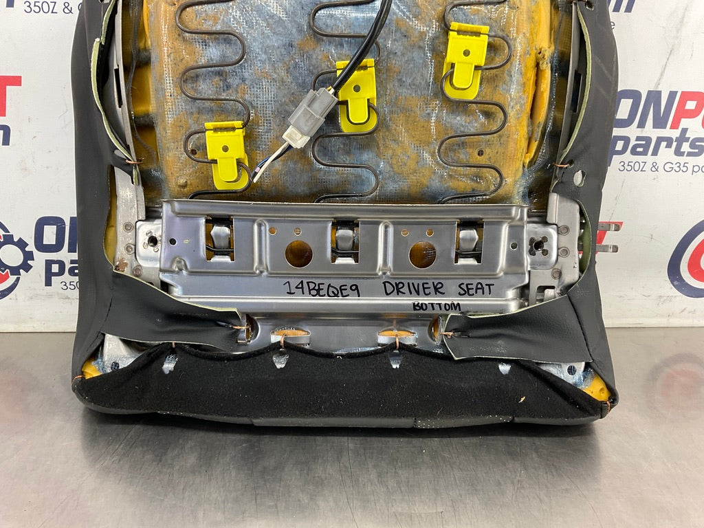 2004 Nissan 350Z Driver Left Leather Seat Bottom Cushion OEM 14BEQE9 - On Point Parts Inc