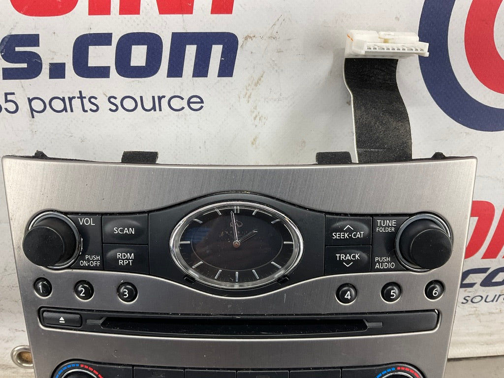 2013 Infiniti G37 Center Dash AC Radio CD Controls OEM 12BCGEA - On Point Parts Inc