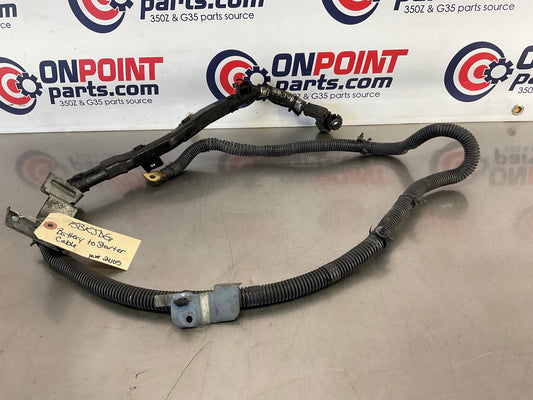 2009 Nissan 370Z Battery to Starter Alternator Cable OEM 15BKJDG - On Point Parts Inc
