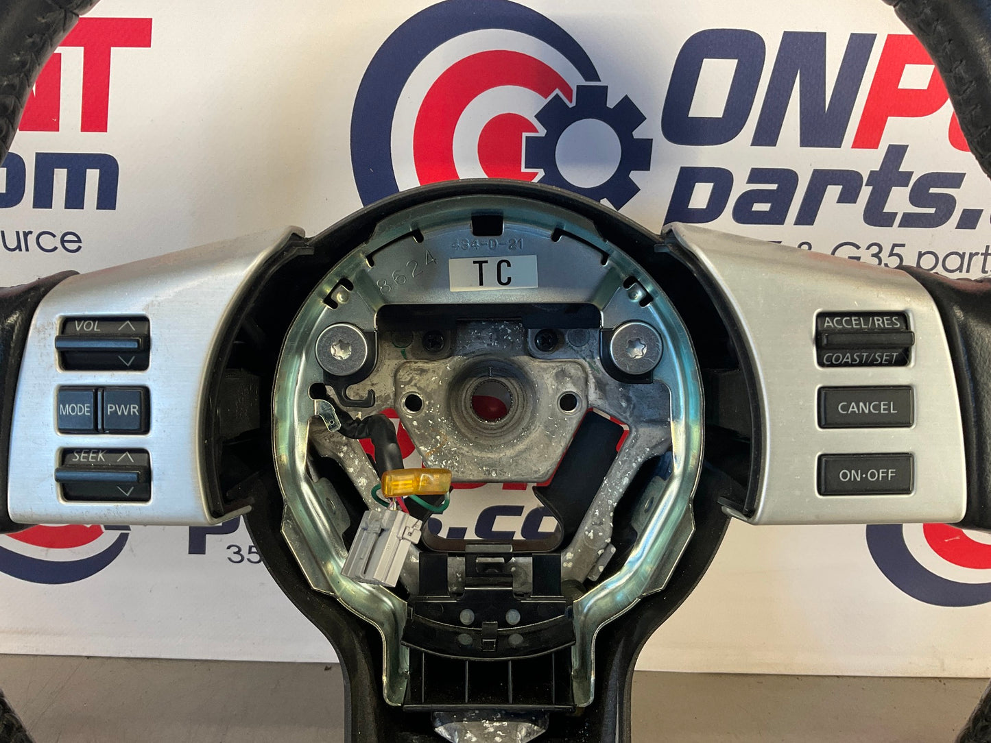 2008 Nissan 350Z Steering Wheel with Stereo Cruise Controls OEM 23BJMDA - On Point Parts Inc