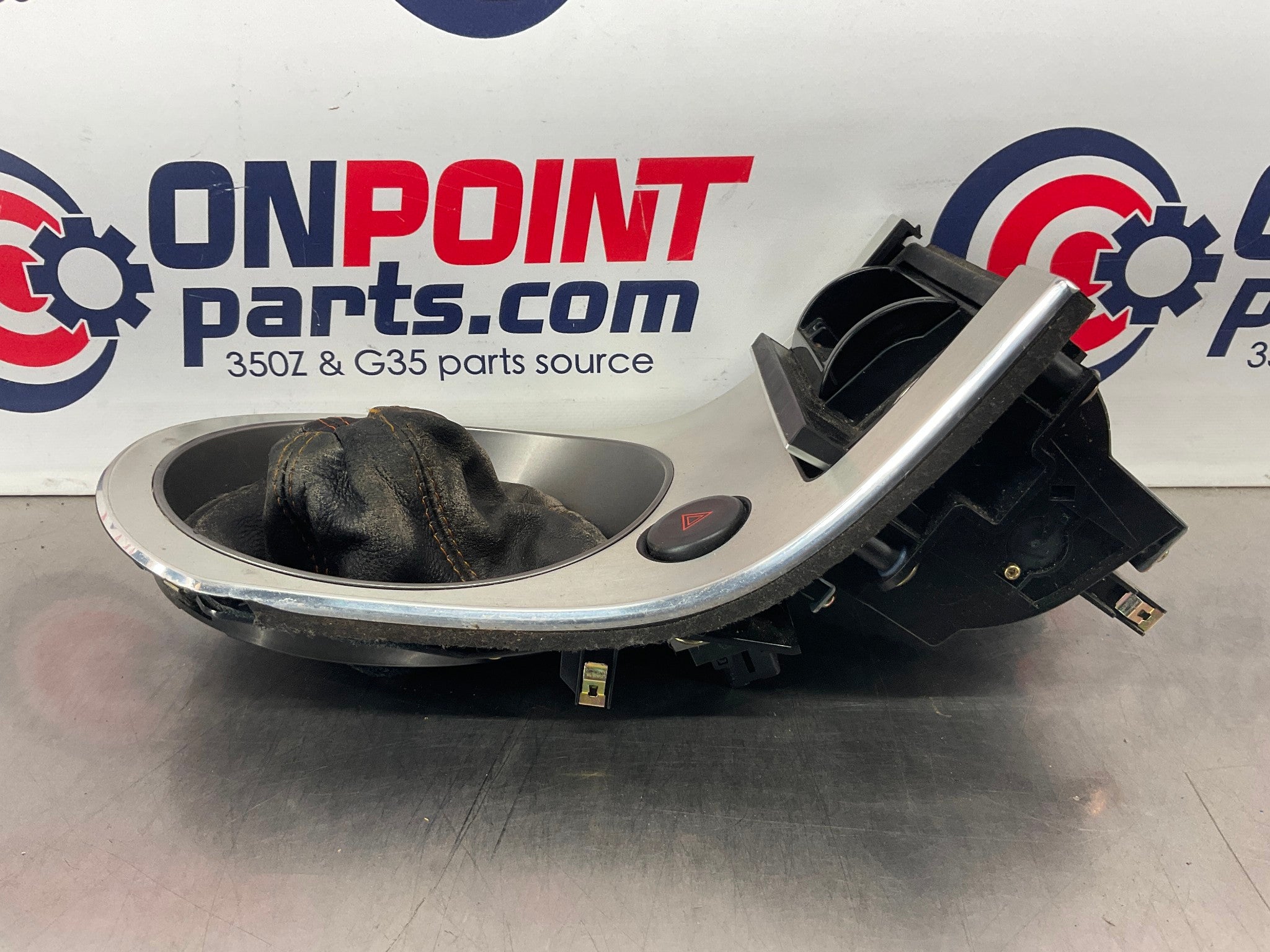 2006 Infiniti G35 Manual Gear Shifter Bezel Trim Ashtray Hazard