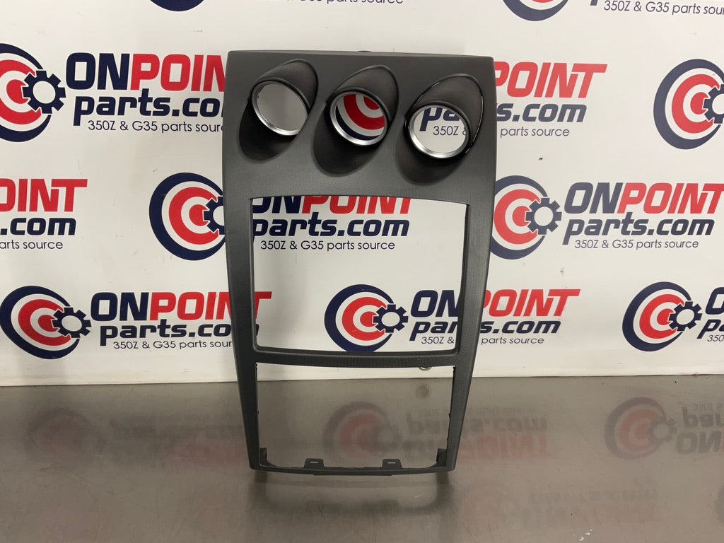 2003 Nissan 350Z Center Dash Instrument Bezel Cover Trim 68260 OEM 24BL7D7 - On Point Parts Inc