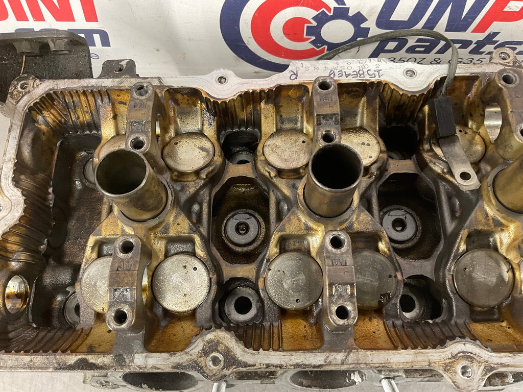 2004 Infiniti G35 VQ35DE Driver Left Cylinder Head with Crank Caps OEM 15BE4E0 - On Point Parts Inc
