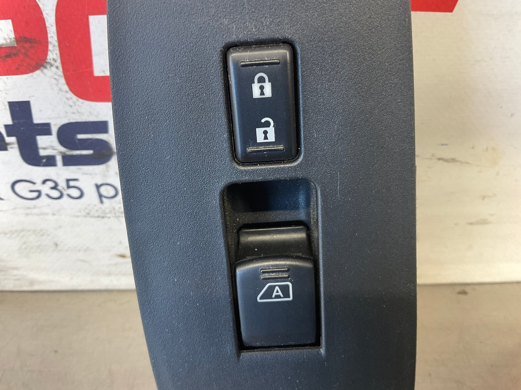 2012 Nissan 370Z Passenger Right Window Door Lock Switches Trim OEM 24BDMEE - On Point Parts Inc