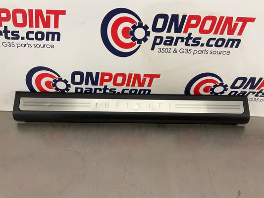 2006 Infiniti G35 Sedan Passenger Right Front Door Kick Plate Trim OEM 25BJ1D7 - On Point Parts Inc