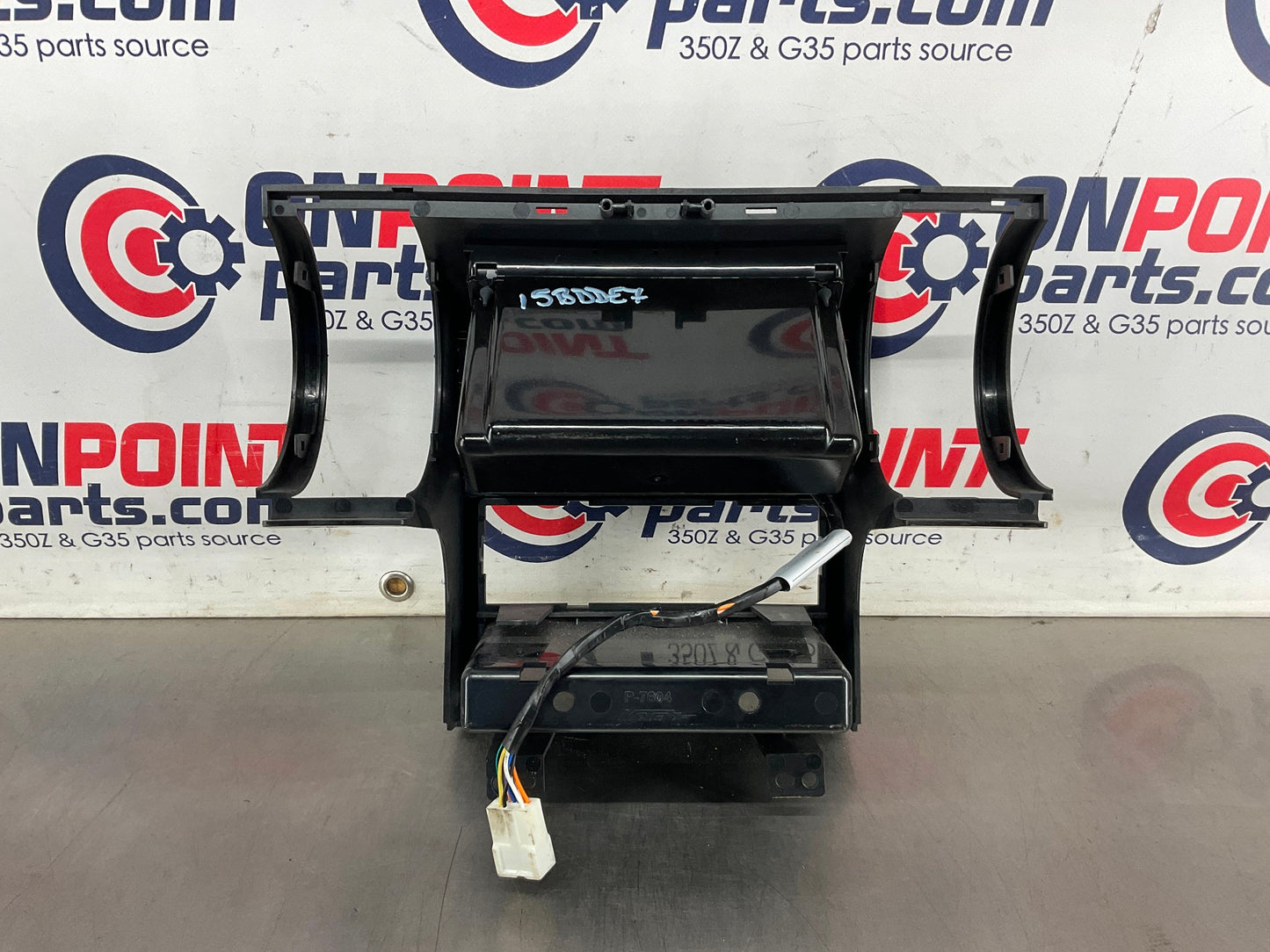 2003 Infiniti G35 Sedan Center Dash Radio Bezel Trim AC Controls OEM 15BDDE7 - On Point Parts Inc