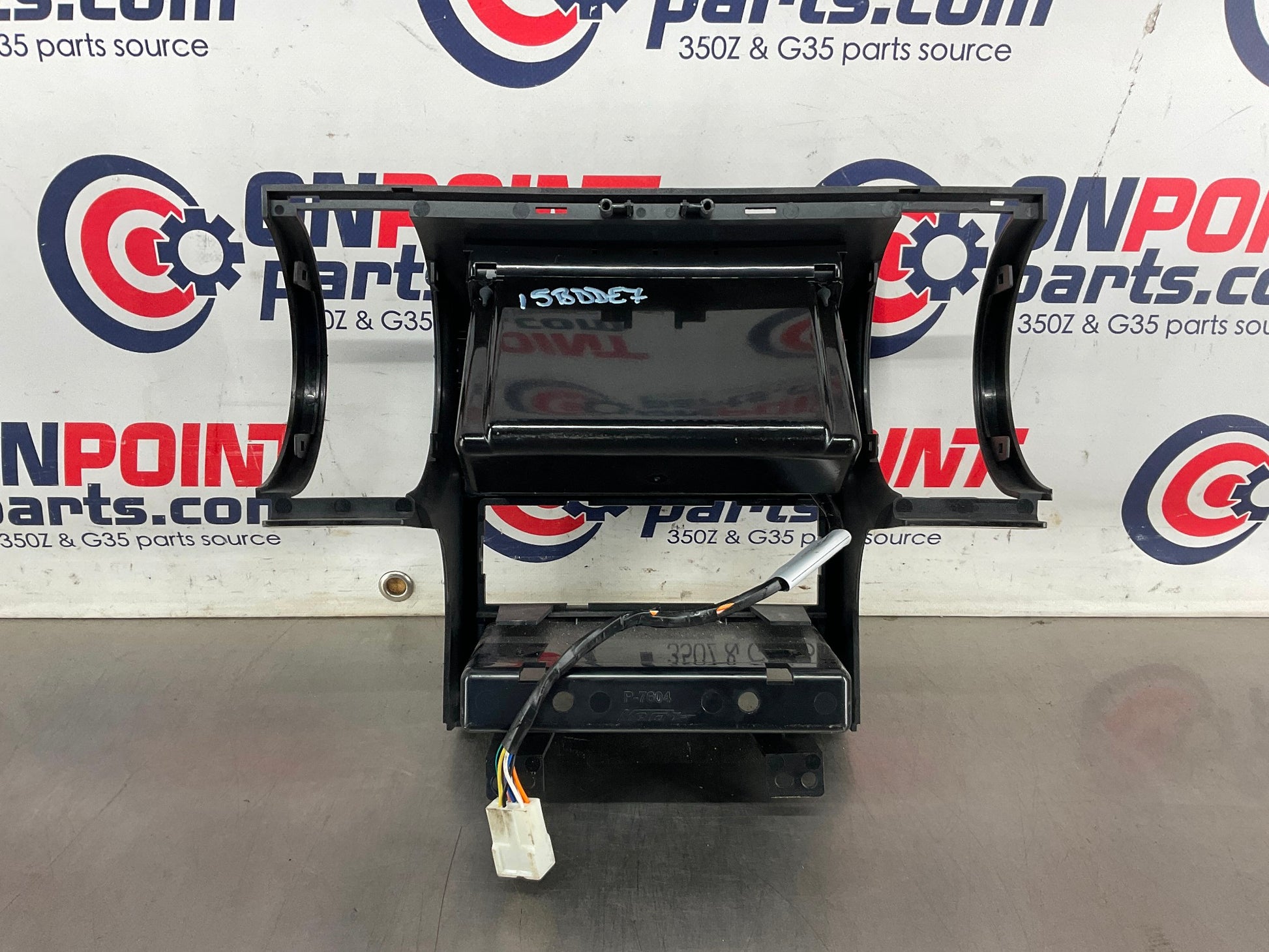 2003 Infiniti G35 Sedan Center Dash Radio Bezel Trim AC Controls OEM 15BDDE7 - On Point Parts Inc