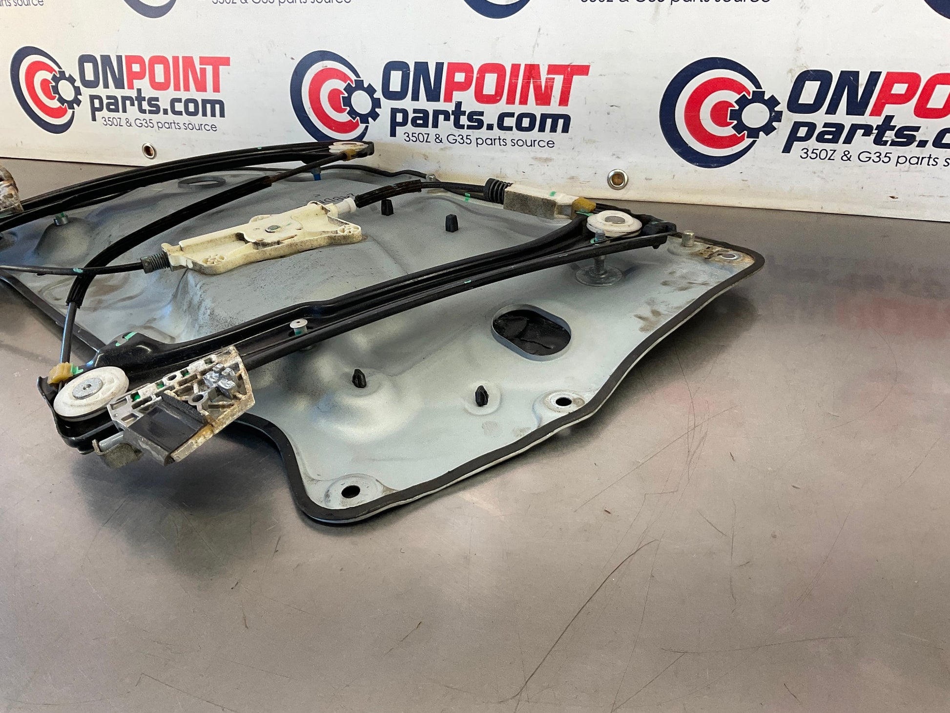 2012 Nissan 370Z Driver Left Window Regulator Motor Assembly OEM 24BDME3 - On Point Parts Inc