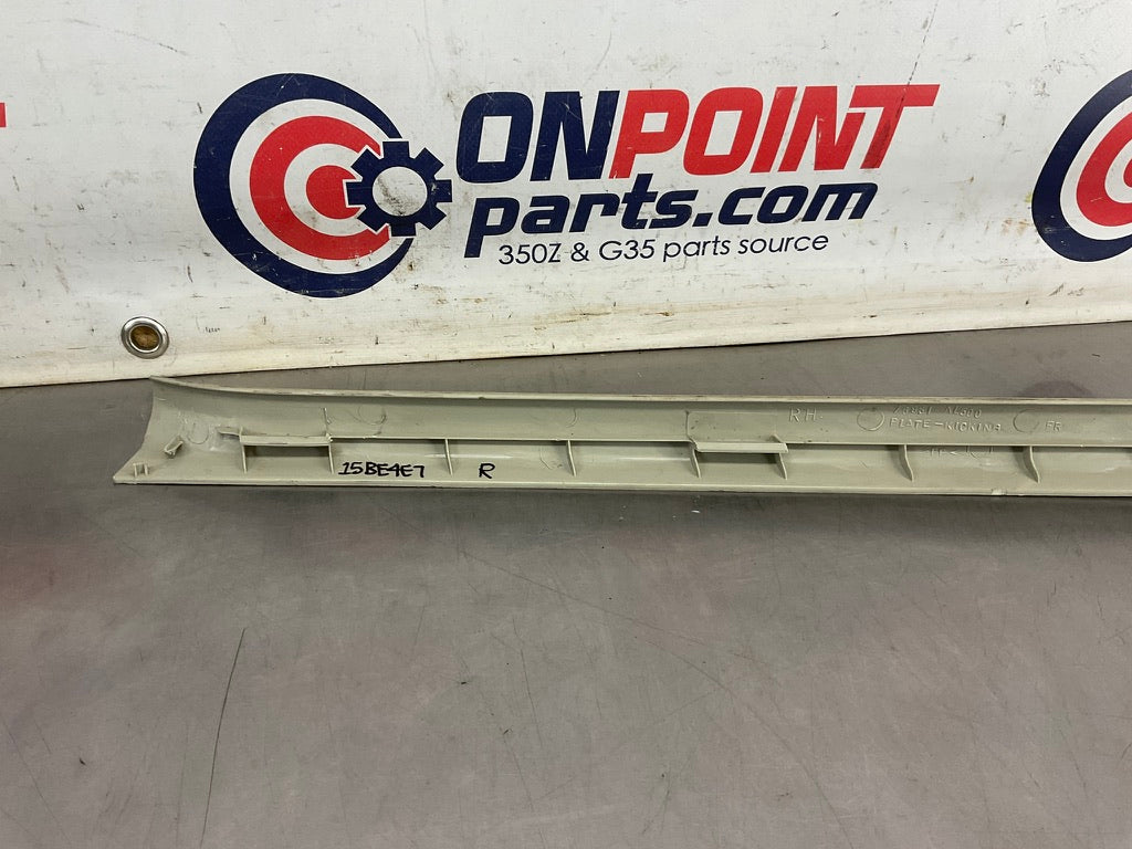 2004 Infiniti G35 Passenger Right Door Threshold Sill Trim 76951 OEM 15BE4E7 - On Point Parts Inc