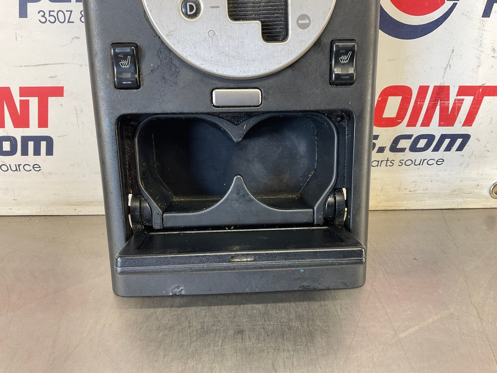 2003 Infiniti G35 Automatic Gear Shifter Bezel Trim Cup Holders OEM 22BDRDE7 - On Point Parts Inc