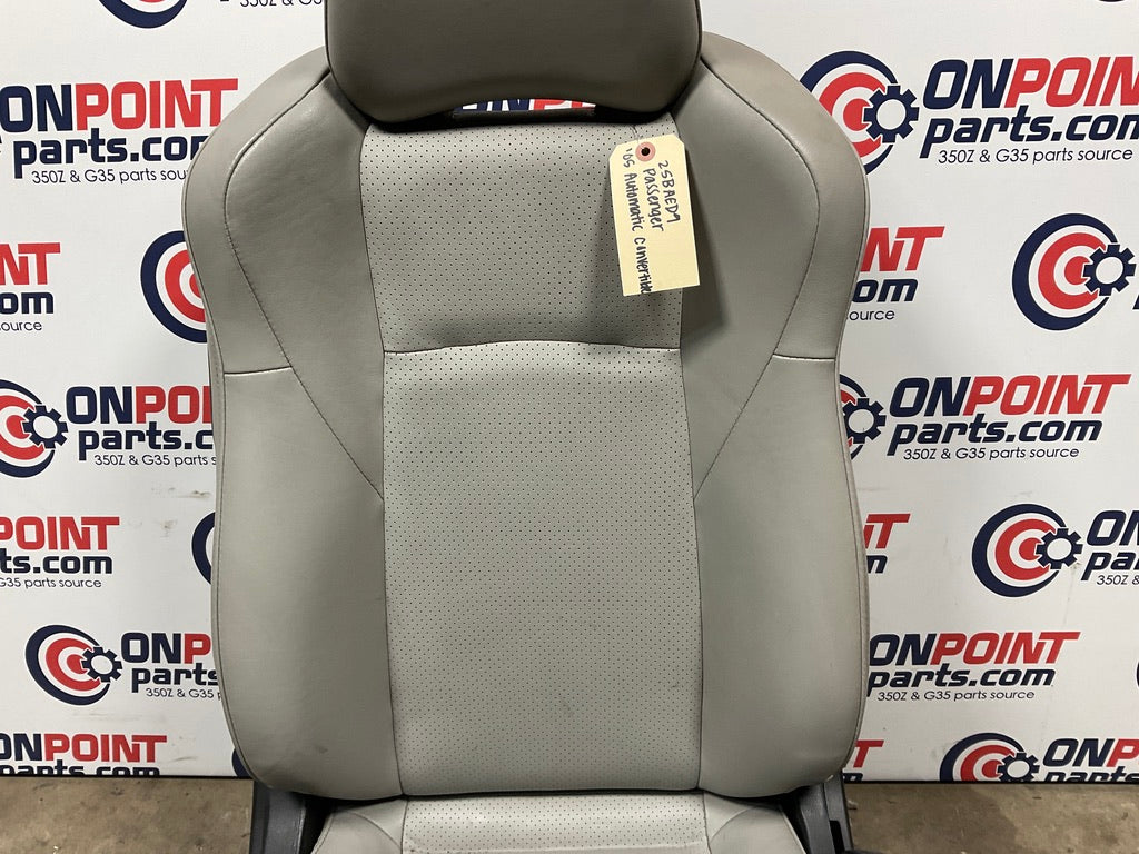 2005 Nissan 350Z Passenger Right Power Leather Seat with Controls OEM 25BAED9 - On Point Parts Inc