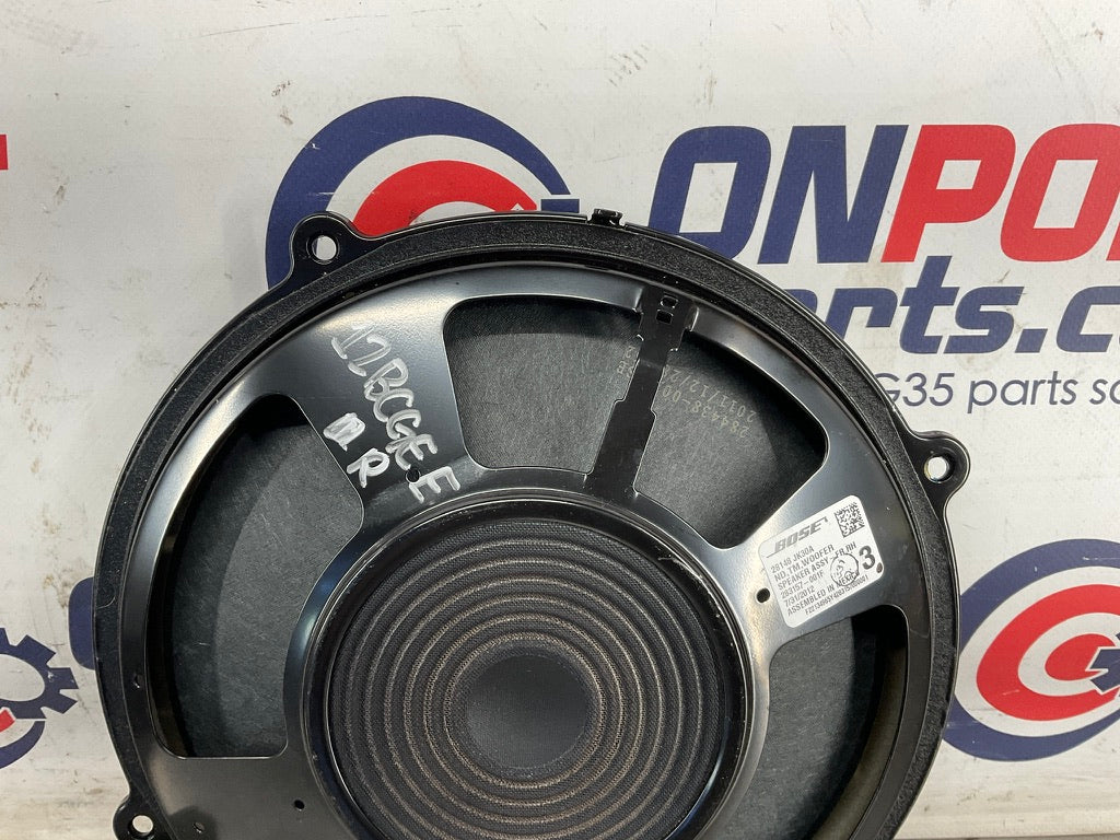 2013 Infiniti G37 Passenger Right Front Bose Subwoofer Door Speaker OEM 12BCBGEE - On Point Parts Inc
