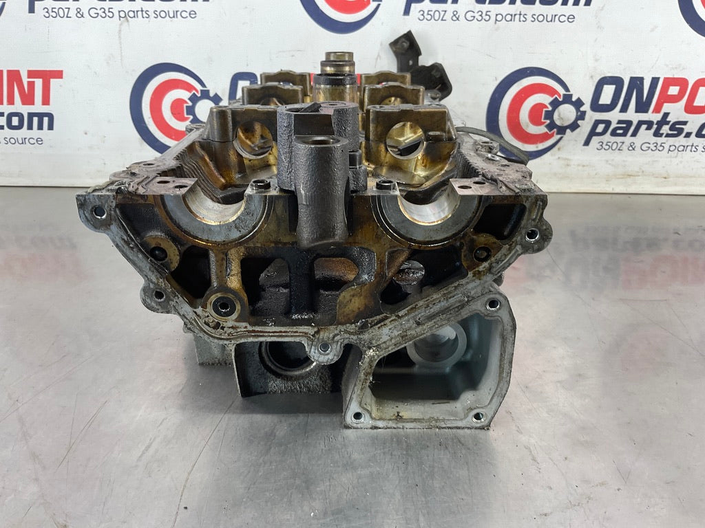 2004 Infiniti G35 VQ35DE Driver Left Cylinder Head with Crank Caps OEM 15BE4E0 - On Point Parts Inc