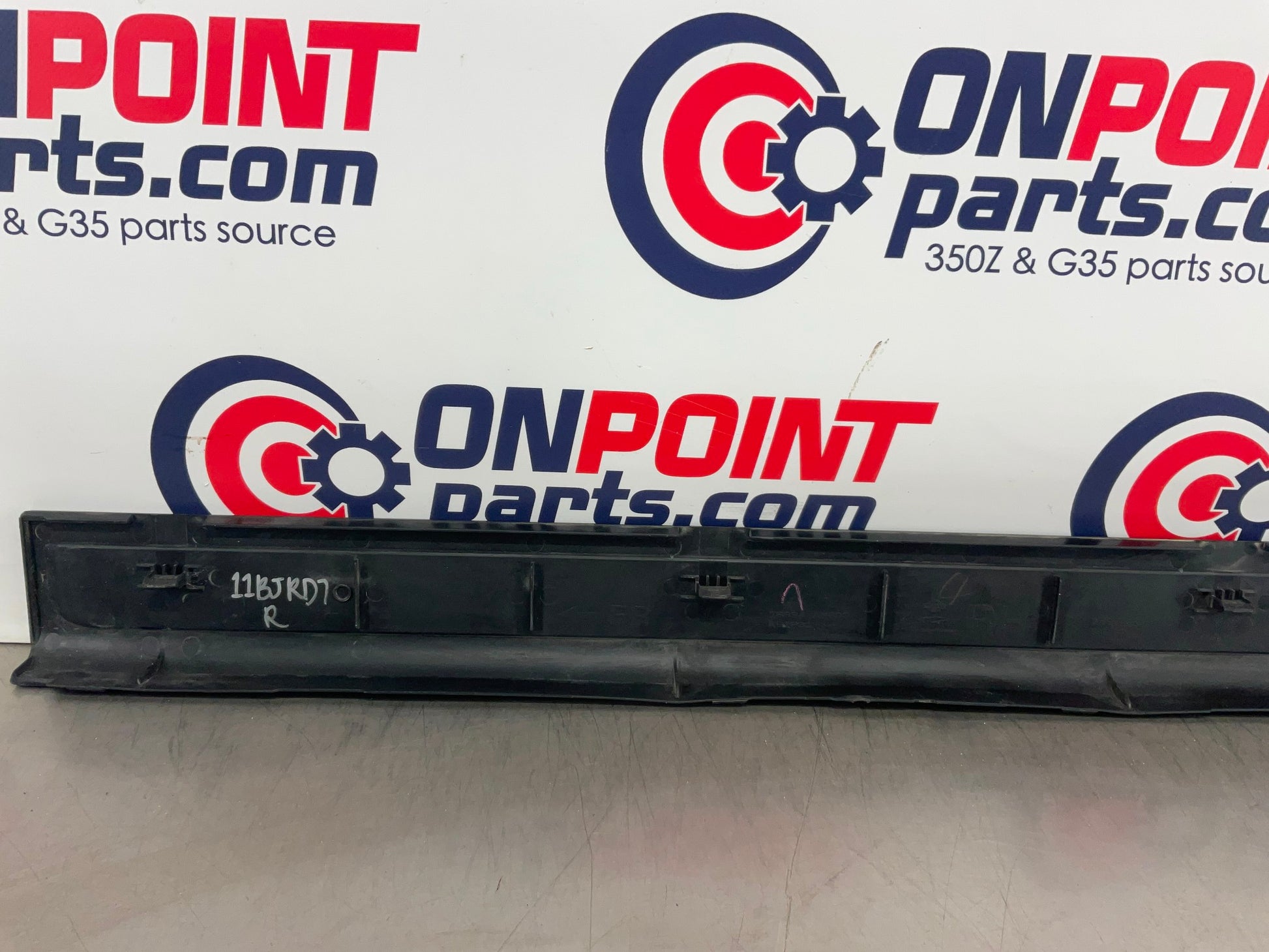 2003 Infiniti G35 Passenger Right Door Threshold Kick Plate Trim OEM 11BJRD7 - On Point Parts Inc