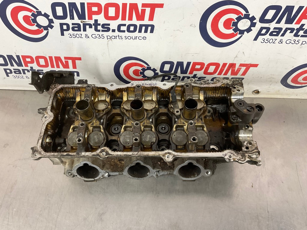 2004 Infiniti G35 VQ35DE Driver Left Cylinder Head with Crank Caps OEM 15BE4E0 - On Point Parts Inc