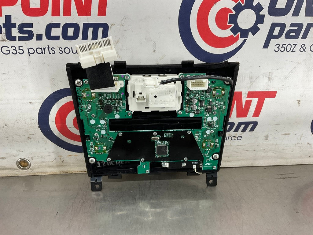 2013 Infiniti G37 Center Dash AC Radio CD Controls OEM 12BCGEA - On Point Parts Inc