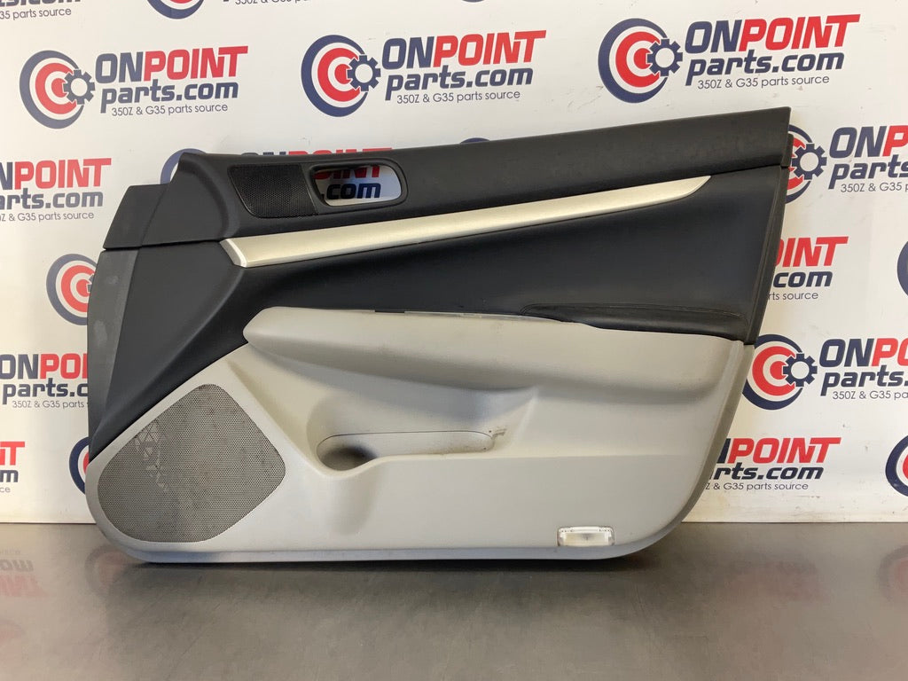 2008 Infiniti G35 Sedan Passenger Right Front Interior Door Panel OEM 13BC4E8 - On Point Parts Inc