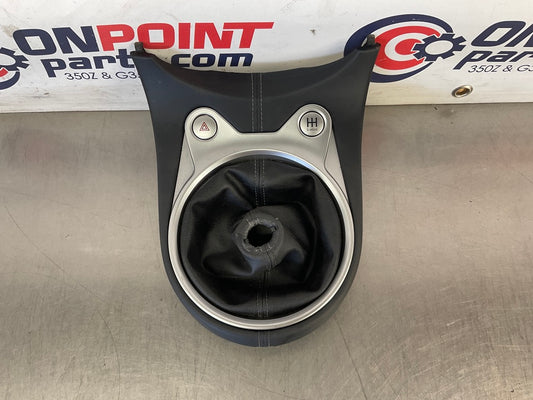 2016 Nissan 370Z Shifter Boot Bezel Trim with Hazards and Sport Mode OEM 11BB9DC - On Point Parts Inc