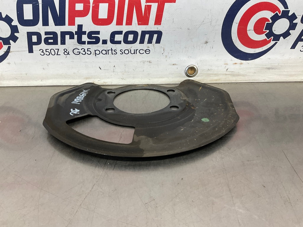 2003 Nissan 350Z Passenger Right Front Brake Dust Cover Baffle Plate OEM 14BBGDK - On Point Parts Inc