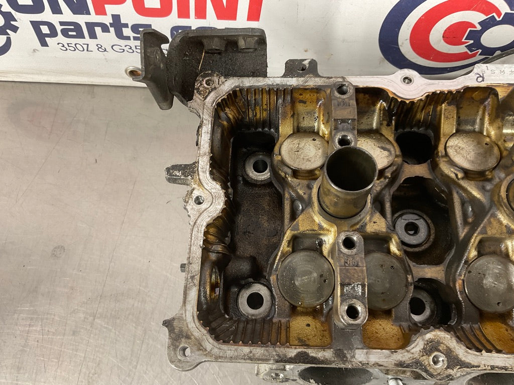 2004 Infiniti G35 VQ35DE Driver Left Cylinder Head with Crank Caps OEM 15BE4E0 - On Point Parts Inc